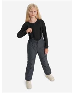 Брюки утепленные для девочек, Серый Outventure