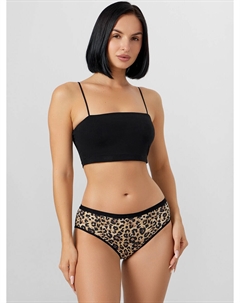 Трусы классические женские с леопардовым принтом Mark formelle