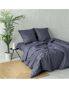 Постельное белье "Капри" Евро 215х240 Графит Pasionaria