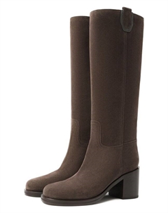 Замшевые сапоги Brunello cucinelli