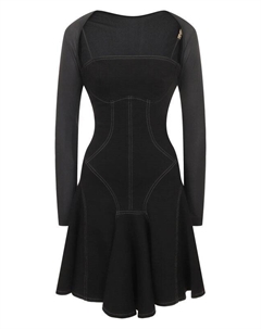 Хлопковое платье Versace jeans couture