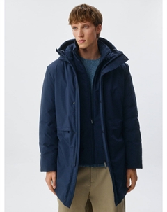 Удлиненная куртка со съемной манишкой Sela