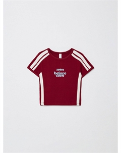 Облегающая футболка с принтом для девочек Sela