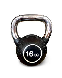 Гиря полиуретановая с хромированной ручкой 16 кг KB2015-16 Protrain