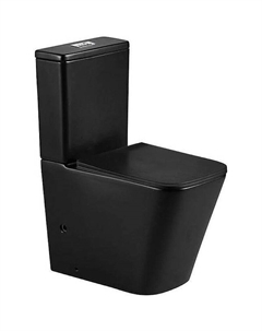 Унитаз компакт Gelbach 001 ST GL-BL 10000011158 Черный глянцевый с бачком и сиденьем Микролифт Weltwasser
