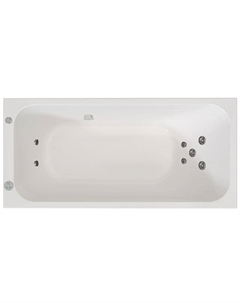 Акриловая ванна Прованс 170x80 1-80-2-0-0-192 цвет Белый с гидромассажем Релакс Хром Radomir