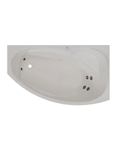 Акриловая ванна Vannesa София 169x99 R 2-79-2-2-0-223 цвет Белый с гидромассажем Стандарт Хром Radomir