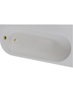Акриловая ванна Вальс Прима 160x95 R 1-01-3-2-1-352К цвет Белый со слив-переливом Золото Radomir