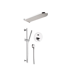 Душевая система Elegance NT09S017MDMM с термостатом цвет Хром Remer