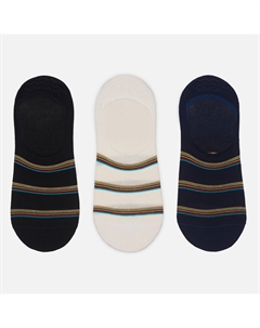 Комплект носков Signature Stripe Loafer 3-Pack Paul smith