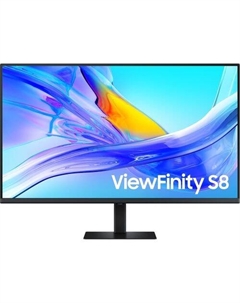 37.5" Монитор Samsung ViewFinity S8 S37D802UAIXCI, 3840x2160, VA, 1хHDMI, 1хDP, черный
