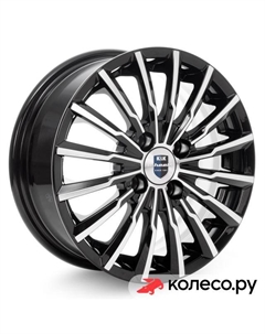 Литой диск Акцент-оригинал (КС641) 5.5x14/4*100 D56.6 ET39 Алмаз-черный Кик