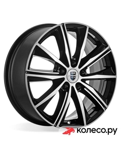 Литой диск Арнар (КС896) 7x17/5*112 D57.1 ET49 Алмаз-черный Кик