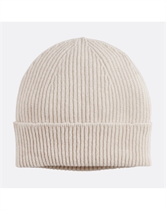 Шапка из шерсти и кашемира произведенная во Франции белый La redoute collections