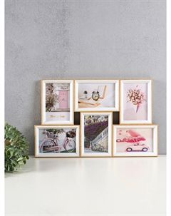 Фоторамка-коллаж на 6 фото 10×15 см Nobrand