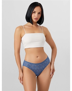 Трусы слипы женские синие кружевные Mark formelle