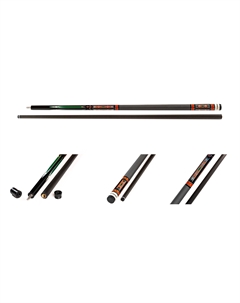 Кий \ пирамида 2-pc Carbon 019 22.300.62.8 черно-зеленый Winner