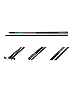 Кий \ пирамида 2-pc, оплетка натуральная кожа Carbon 001 22.300.62.4 черно-синий Winner