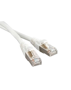 Кабель патч-корд F/UTP 5e кат. 0,5м. PC-LPM-STP-RJ45-RJ45-C5e-0.5M-LSZH-GY экранированный,LSZH, серый Hyperline