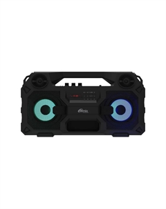 Портативная акустика Ritmix SP-690B black 36 Вт (18 Вт*2), TWS, BT: 5.0, 70 Гц-20 КГц, FM-радио, AUX, USB, microSD (MP3, WAV, WMA, FLAC, APE), Jack 6.
