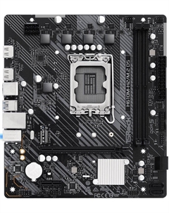 Материнская плата mATX H610M-H2/M.2 D5 (LGA1700, H610, 2*DDR5 (5600), 4*SATA 6G, M.2, 2*PCIE, Glan, 2*HDMI, 2*USB 3.2, 4*USB 2.0, ) Asrock