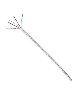 Кабель витая пара U/UTP 5e кат. 4 пары B010.N-U/UTP-5E-LSZH-GY Кабель витая пара, U/UTP, 4 пар., кат. 5е, проводник Ø 0,51мм, AWG24, LSZH (нг( Bnh