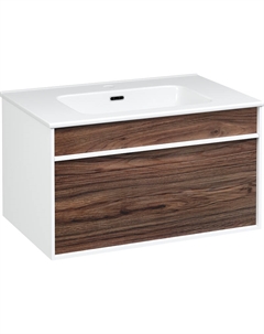 Тумба с раковиной Вестервик 70 TR-643674 подвесная цвет Орех каньон Stworki
