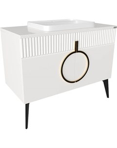 Тумба с раковиной Valisso 105 цвет Белый Stworki