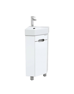 Тумба под раковину Айленд 35 R 103501 угловая цвет Белый Onika