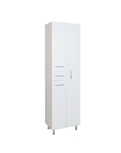 Шкаф пенал Модерн 52 405209 с бельевой корзиной цвет Белый Onika