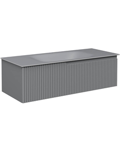 Тумба с раковиной Вестфолл 120 TR-650757 подвесная цвет Серый матовый Stworki