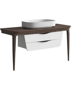 Тумба с раковиной Brezza 130 цвет Wood Stworki