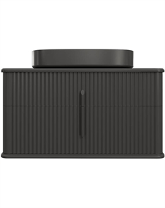 Тумба под раковину Молде 95 подвесная цвет Антрацит Stworki