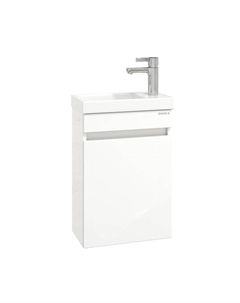 Тумба под раковину Милтон 40 R 104007 подвесная цвет Белый Onika
