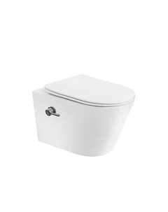 Унитаз биде Avva 973-SET-2-MW подвесной цвет Белый матовый с сиденьем Микролифт Boheme