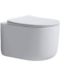 Унитаз Flow 969-SET-MW подвесной цвет Белый матовый с сиденьем Микролифт Boheme