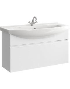 Тумба под раковину Rodos 100 ROD01101 подвесная Белая Aqwella