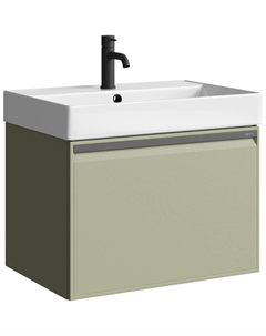 Тумба под раковину Pure 65 PUR0165SH подвесная Шалфей зеленый Aqwella