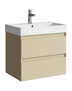 Тумба под раковину Geometria 65 GE01652MD подвесная Морская дюна Aqwella