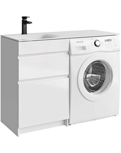 Тумба под раковину Duet 115 DU01052N Белая Aqwella