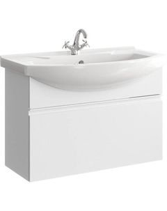 Тумба под раковину Rodos 85 ROD01081 подвесная Белая Aqwella
