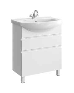 Тумба под раковину Rodos 75 ROD01072N Белая Aqwella