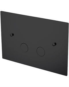 Клавиша смыва 647-B Черная матовая Boheme