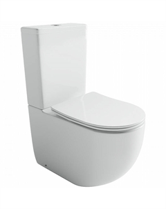 Унитаз компакт Metropol CN4001T Белый с бачком и сиденьем Микролифт Ceramica nova
