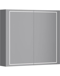 Зеркальный шкаф Simplex 80 SLX0408 с подсветкой Белый Aqwella