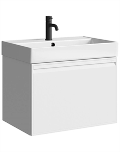 Тумба под раковину Pure 65 PUR0165WM подвесная Белая матовая Aqwella