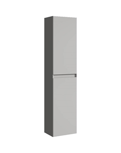 Шкаф пенал Geometria 35 GE0535ST подвесной Серый туман Aqwella