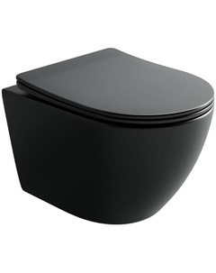 Унитаз Uno CN11001TMB Черный матовый с сиденьем Микролифт Ceramica nova