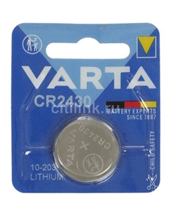 CR2430 Батарейка VARTA Electronics Lithium, 1 шт. Varta