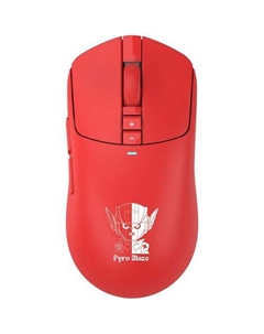 Мышь беспроводная Bloody R72 Ultra Duo, игровая, радио, оптическая, USB, USB-C, 20000dpi, белый и красный A4tech